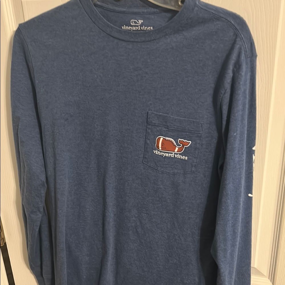 Vineyard Vines Men's Blue Long Sleeve Shirt